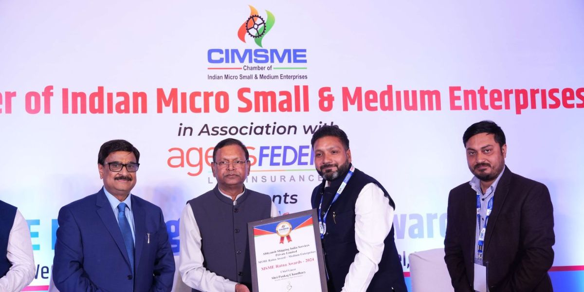 Abhyansh Shipping Services Honored with MSME Ratna Award