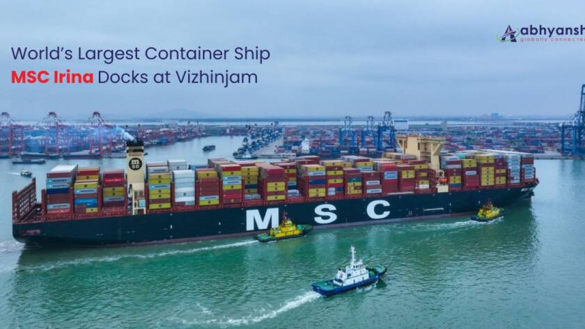 World’s Largest Container Ship MSC Irina Docks at Vizhinjam A Landmark Moment for Indian Maritime