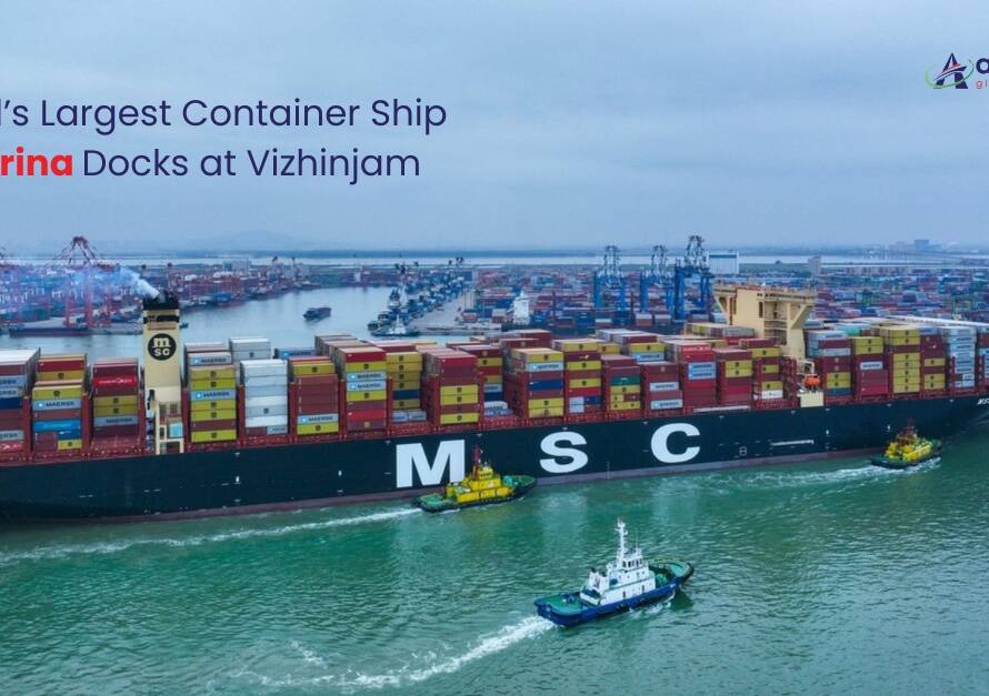 World’s Largest Container Ship MSC Irina Docks at Vizhinjam A Landmark Moment for Indian Maritime