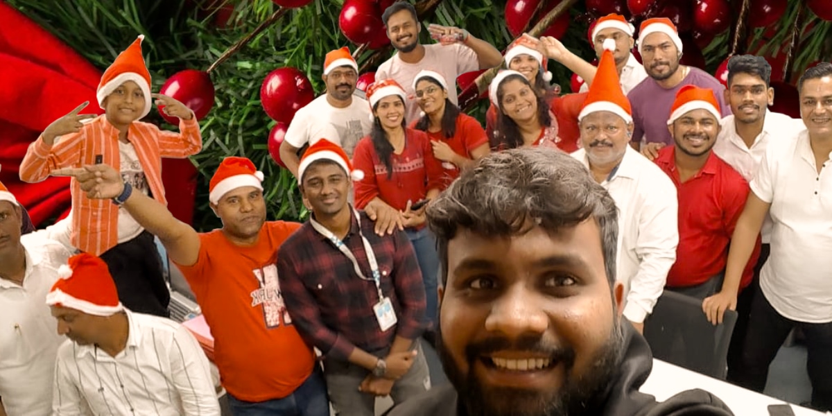A Festive Gathering of Joy and Team Spirit on Christmas