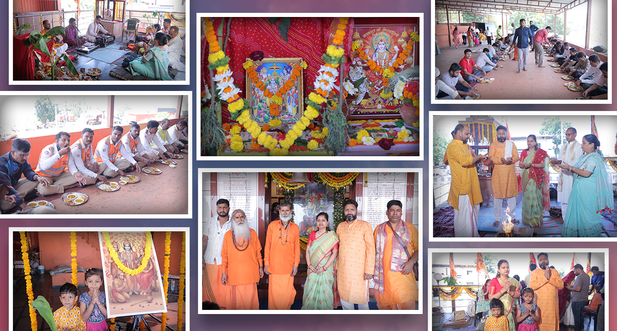 A Divine Gathering: Ramcharitmanas Akhand Paath Held at Dasturi Hanuman Mandir, Borghat