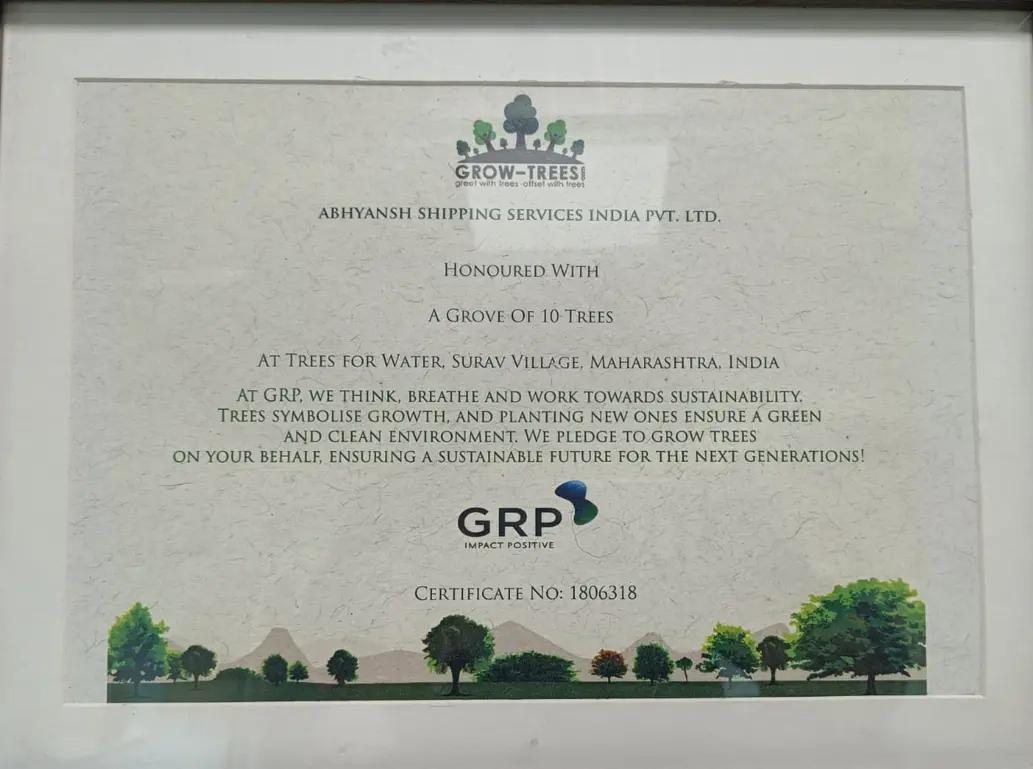 Tree Plantation at GRP